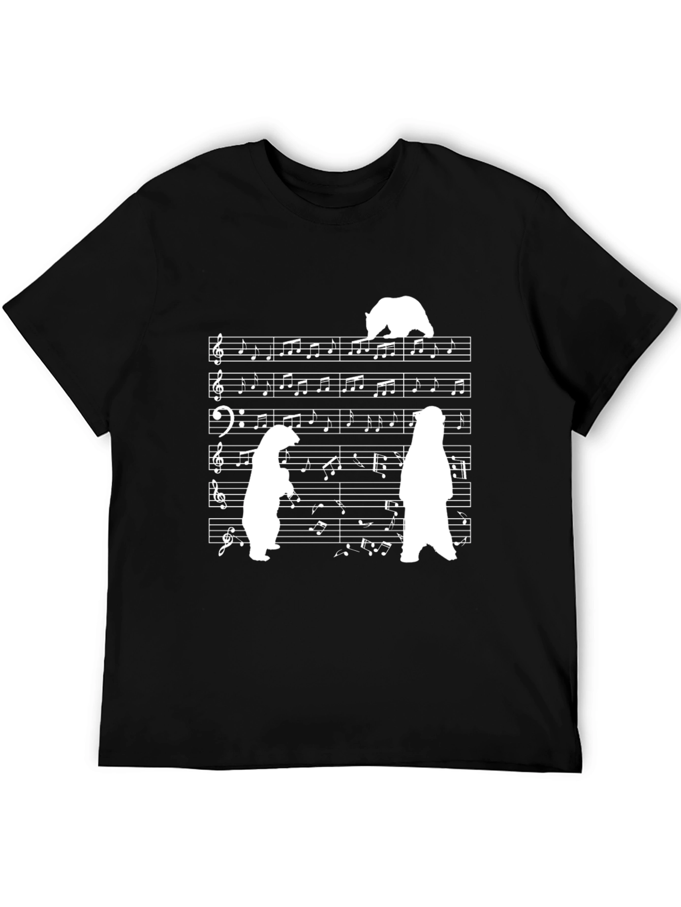 Musical Bears T-Shirt - Unique Graphic Tee