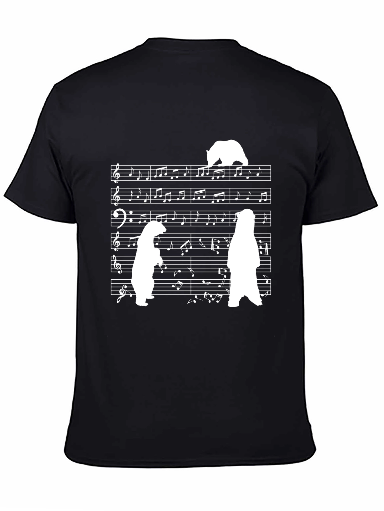 Musical Bears T-Shirt - Unique Graphic Tee