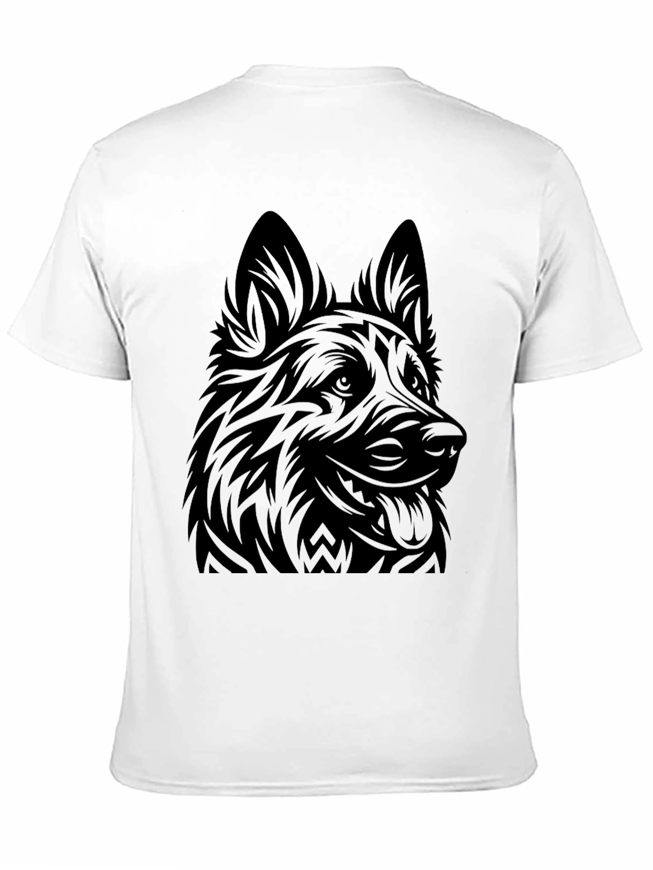 German Shepherd Graphic T-Shirt - Black