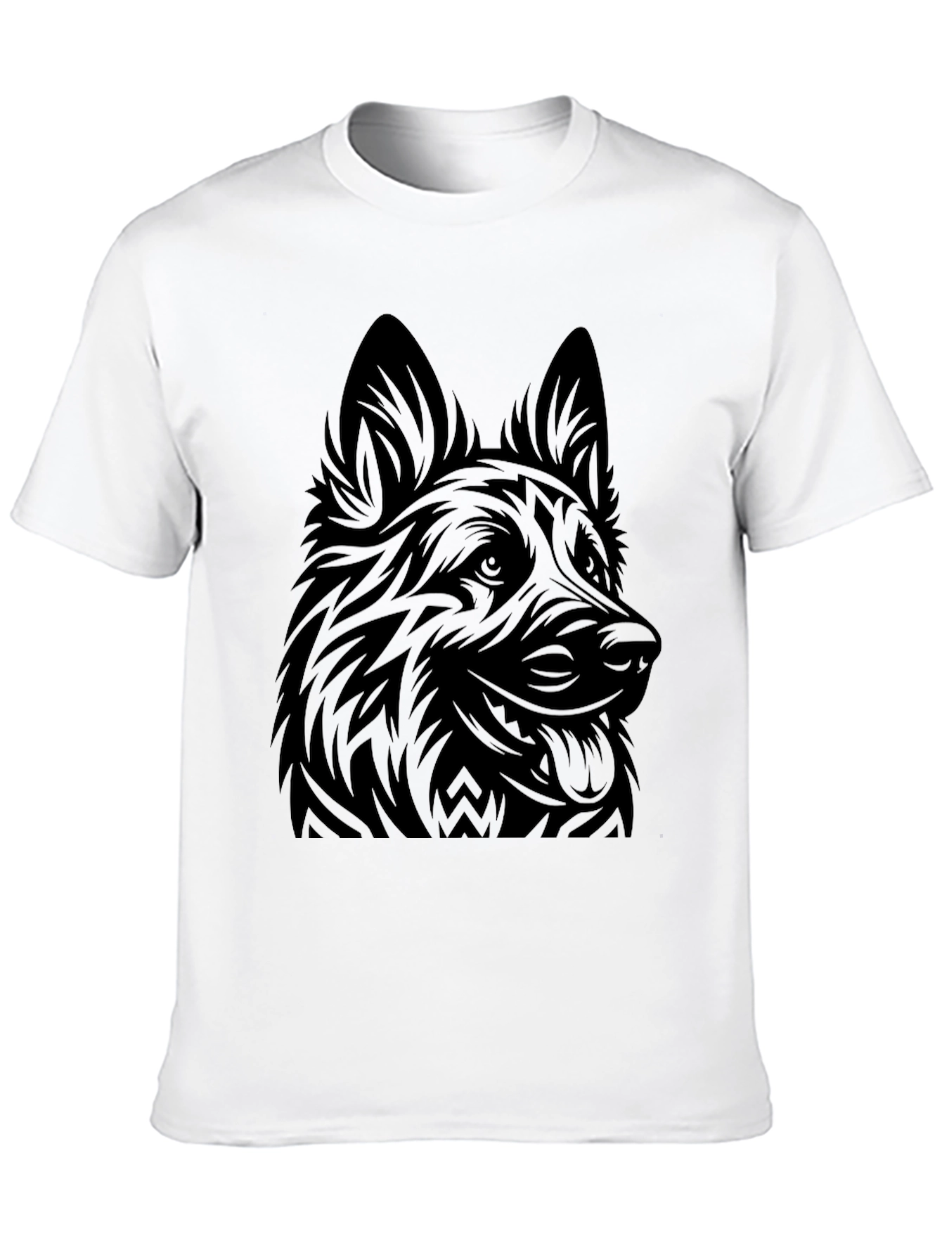 German Shepherd Graphic T-Shirt - Black