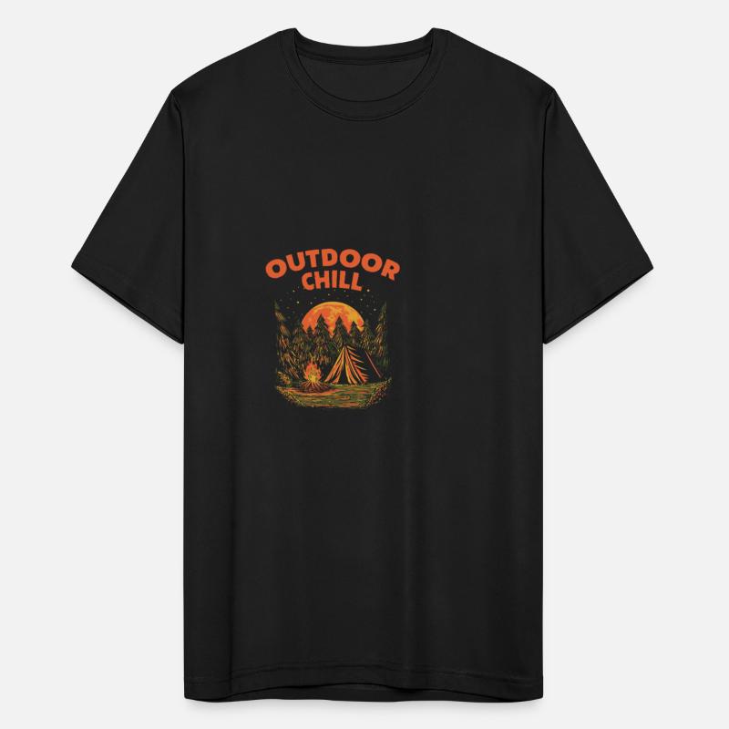 Outdoor Chill Camping Nature Lover Camper Trees Hi