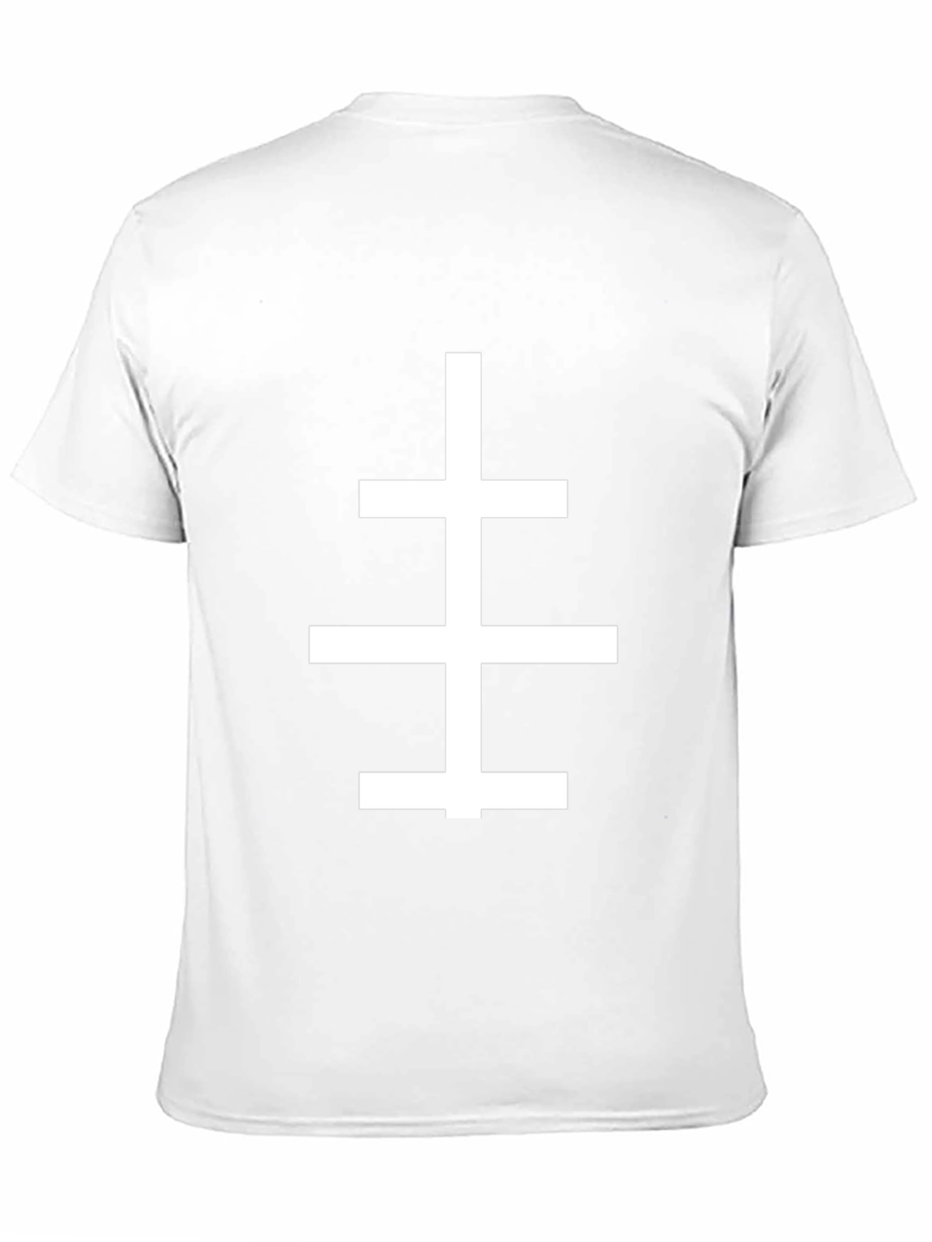 Triple Cross Graphic Black T-Shirt