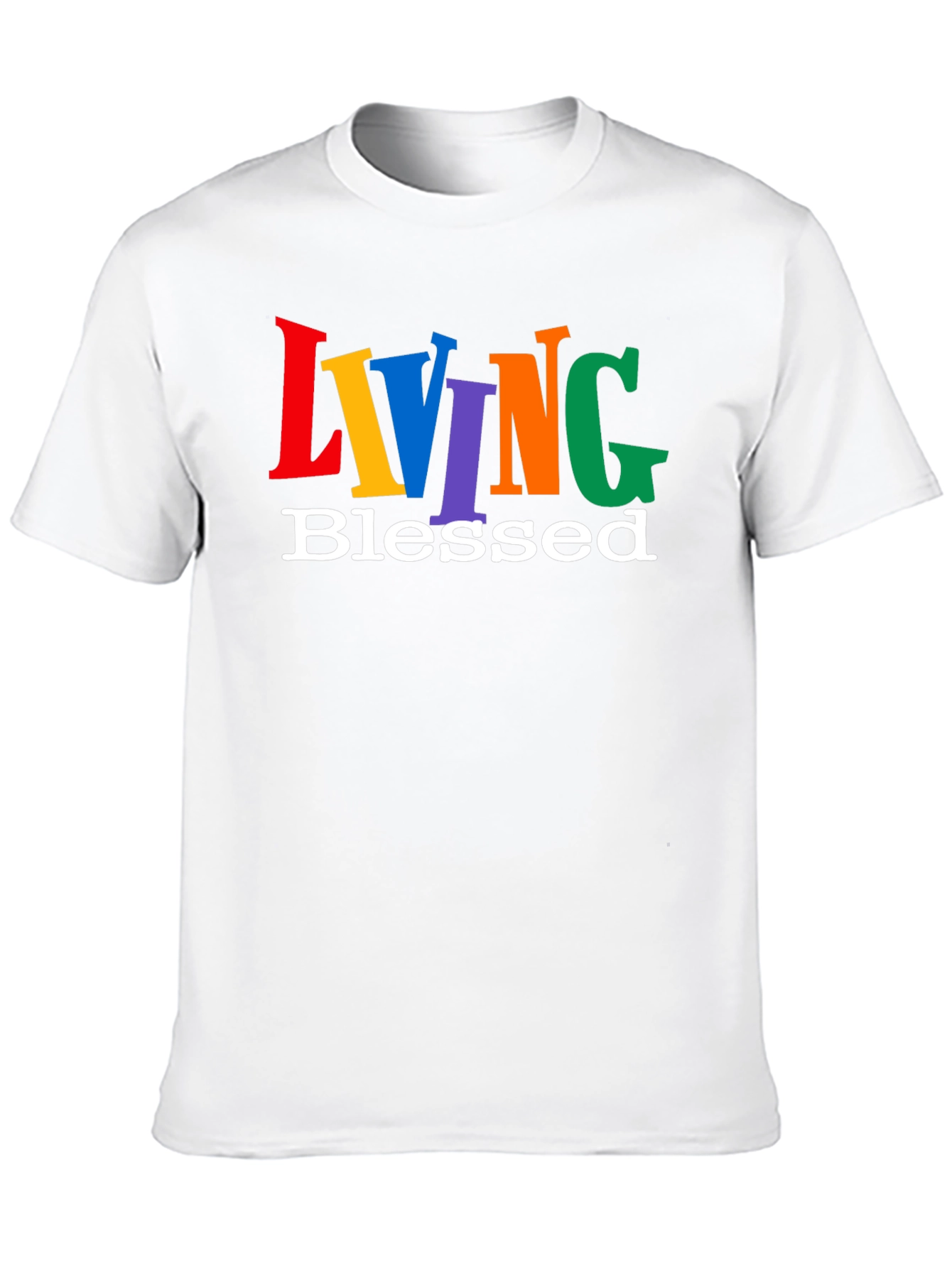 Living Blessed Graphic T-Shirt - Black