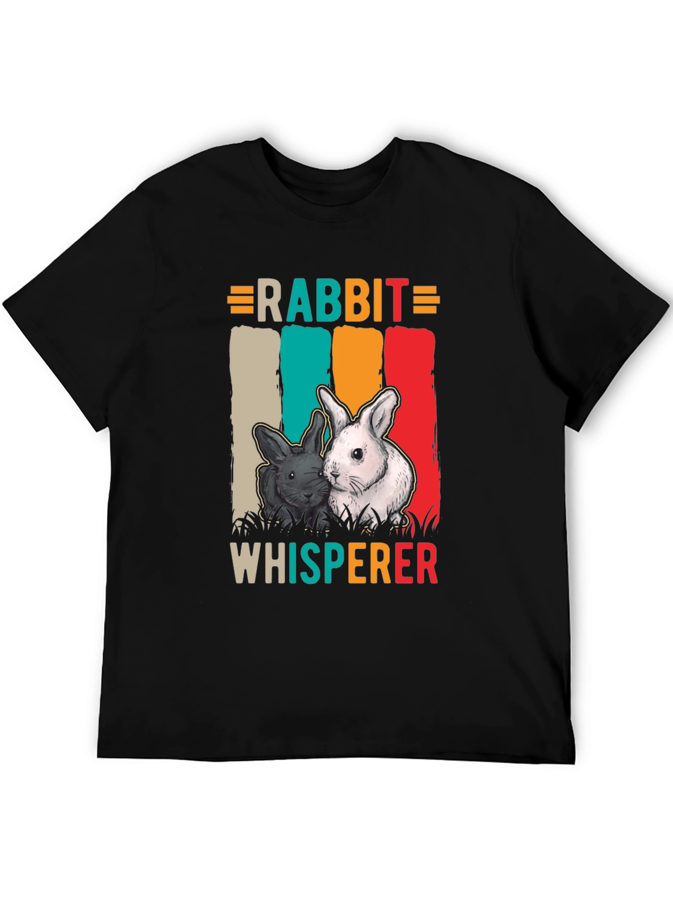 Rabbit Whisperer Graphic Tee - Unisex Cotton T-Shirt