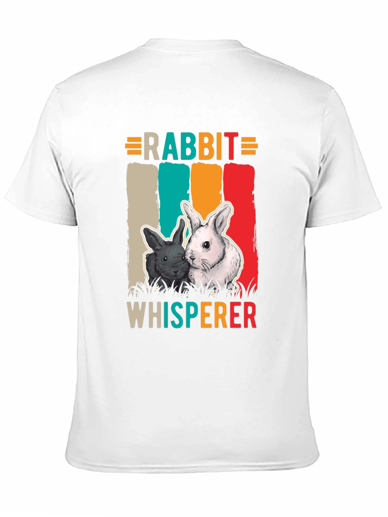 Rabbit Whisperer Graphic Tee - Unisex Cotton T-Shirt