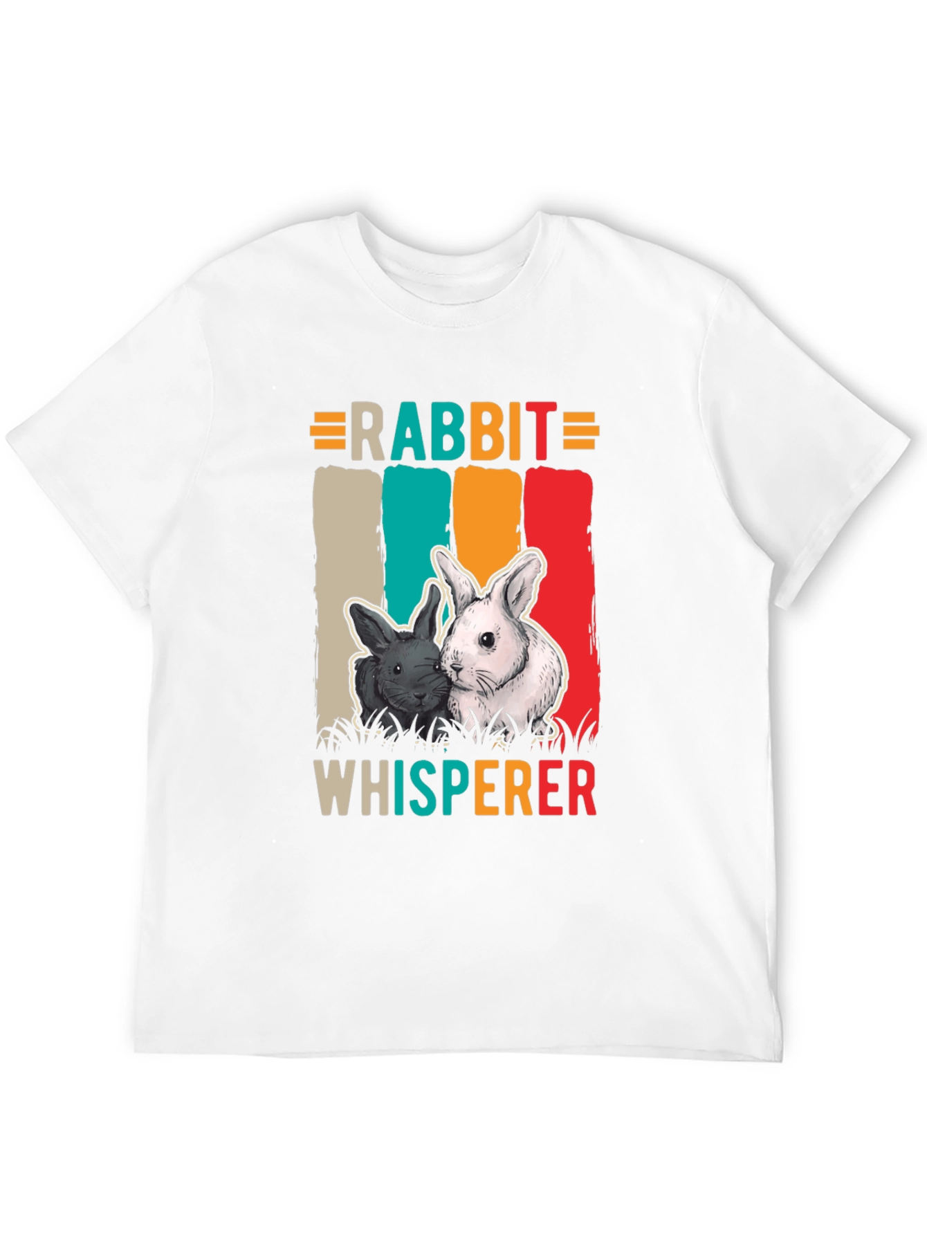 Rabbit Whisperer Graphic Tee - Unisex Cotton T-Shirt