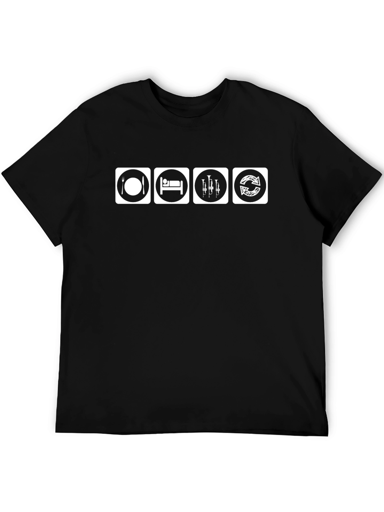 Eat Sleep Trumpet Repeat T-Shirt
