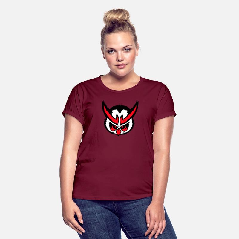 Owl looks evil dangerous cool face head comic fun