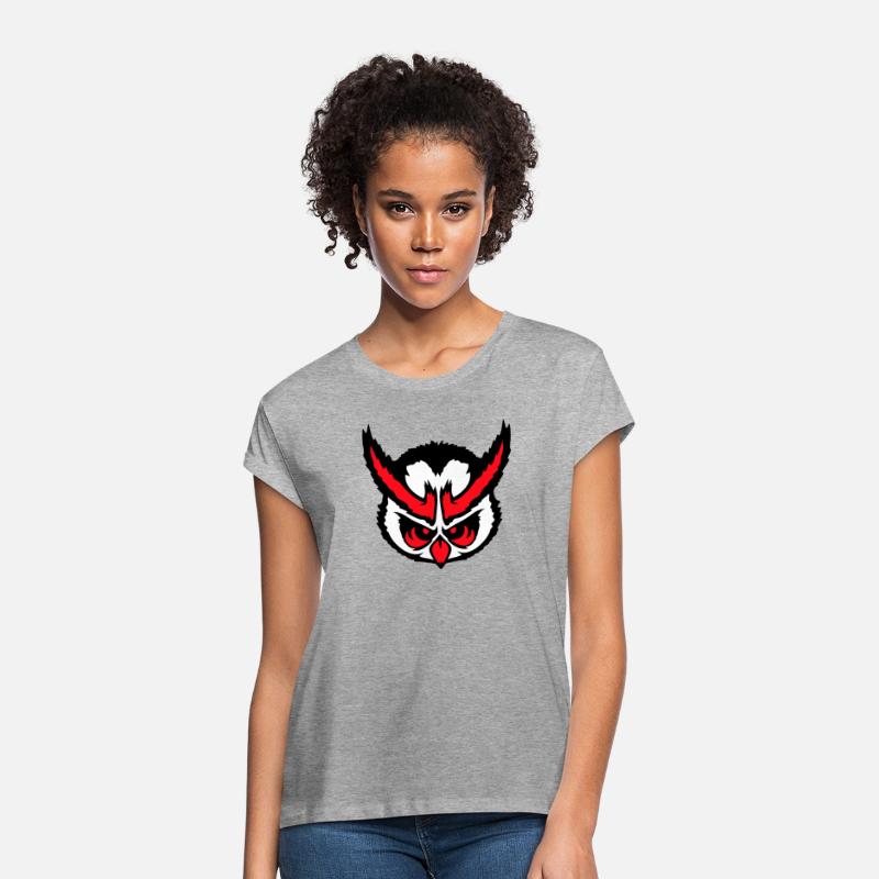 Owl looks evil dangerous cool face head comic fun