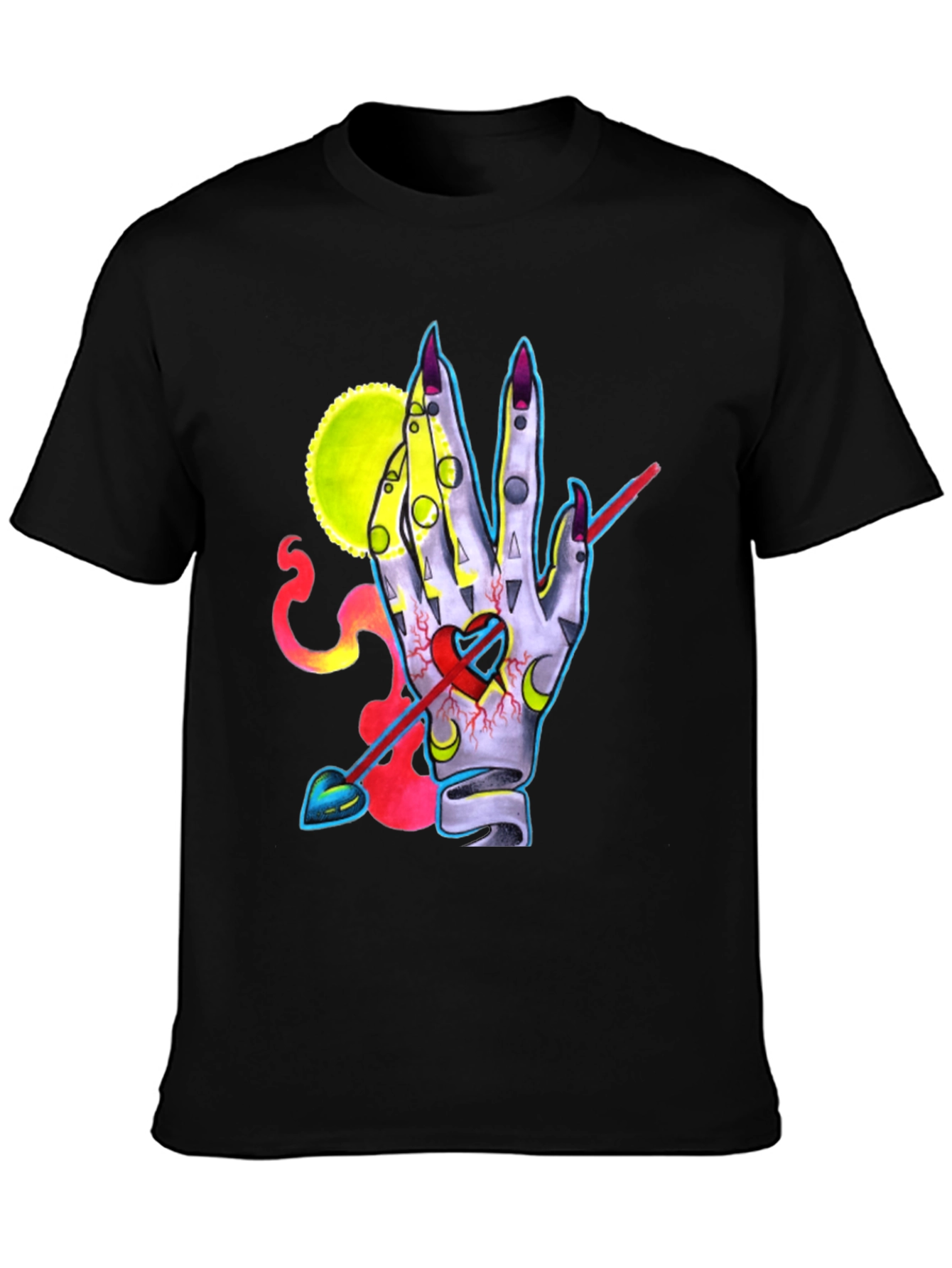 Mystic Hand Heart Arrow T-Shirt