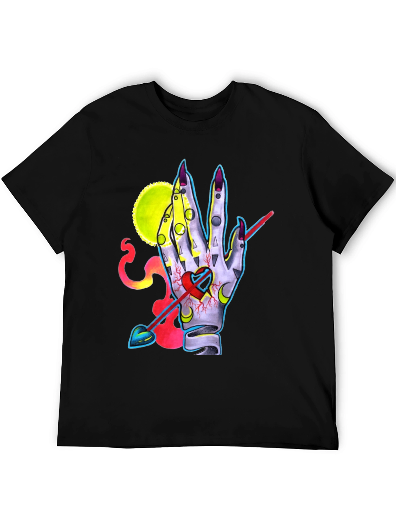Mystic Hand Heart Arrow T-Shirt