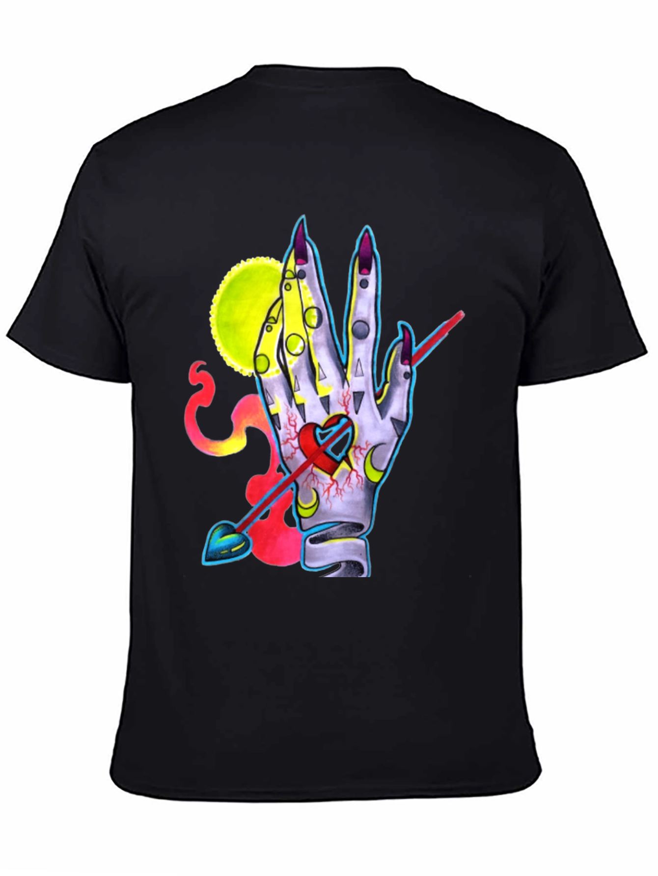 Mystic Hand Heart Arrow T-Shirt