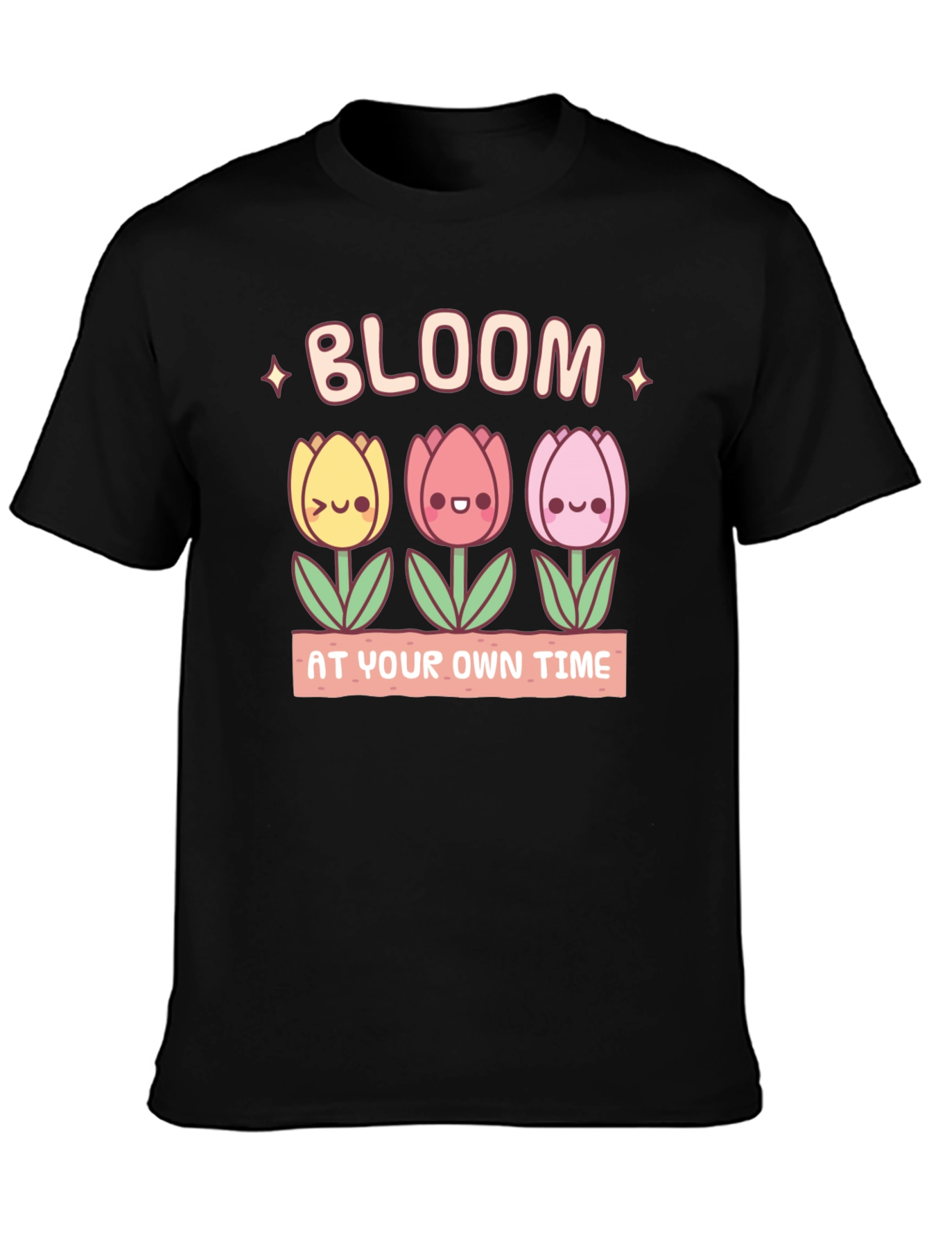 Bloom At Your Own Time Graphic T-Shirt