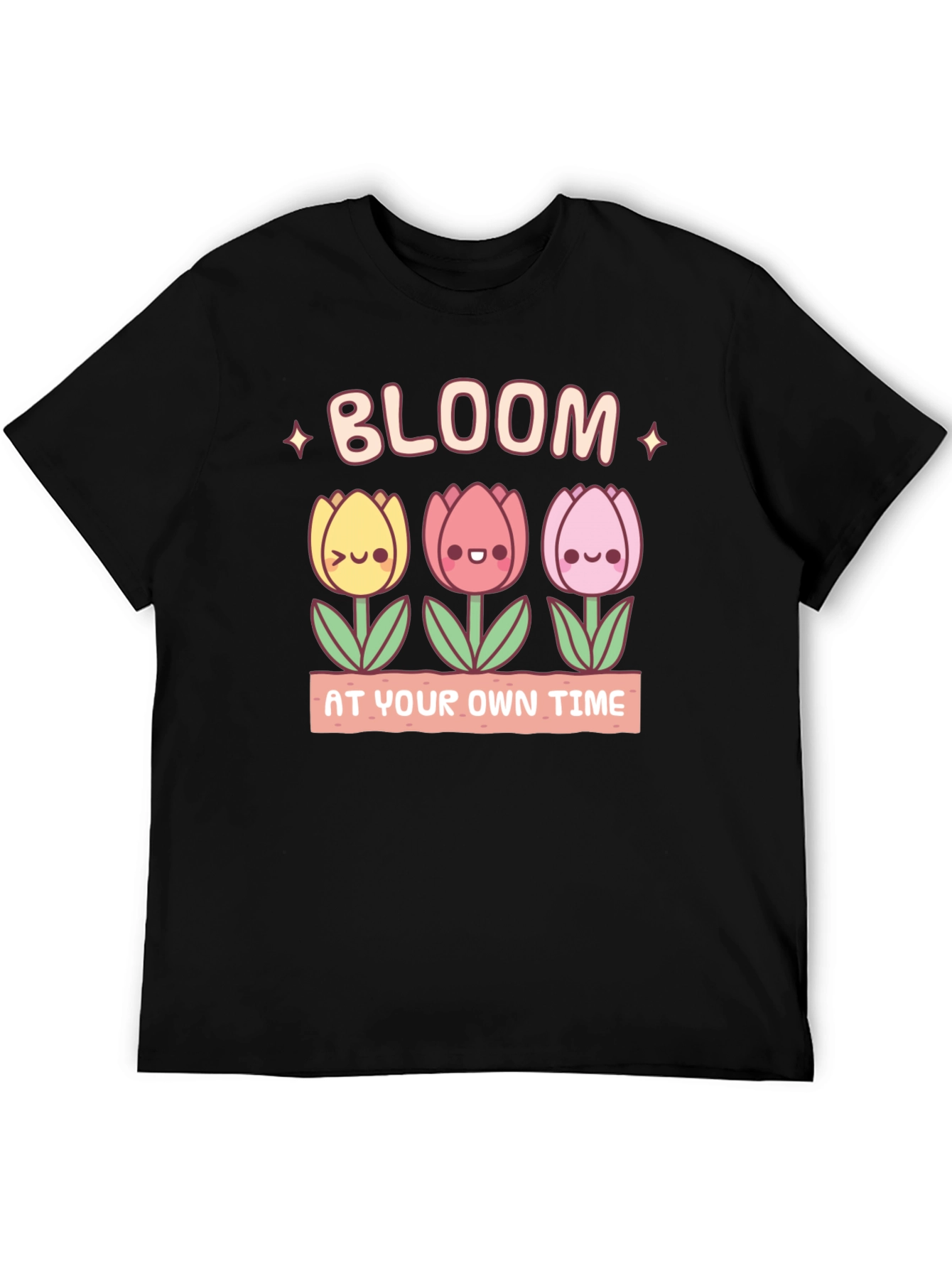 Bloom At Your Own Time Graphic T-Shirt