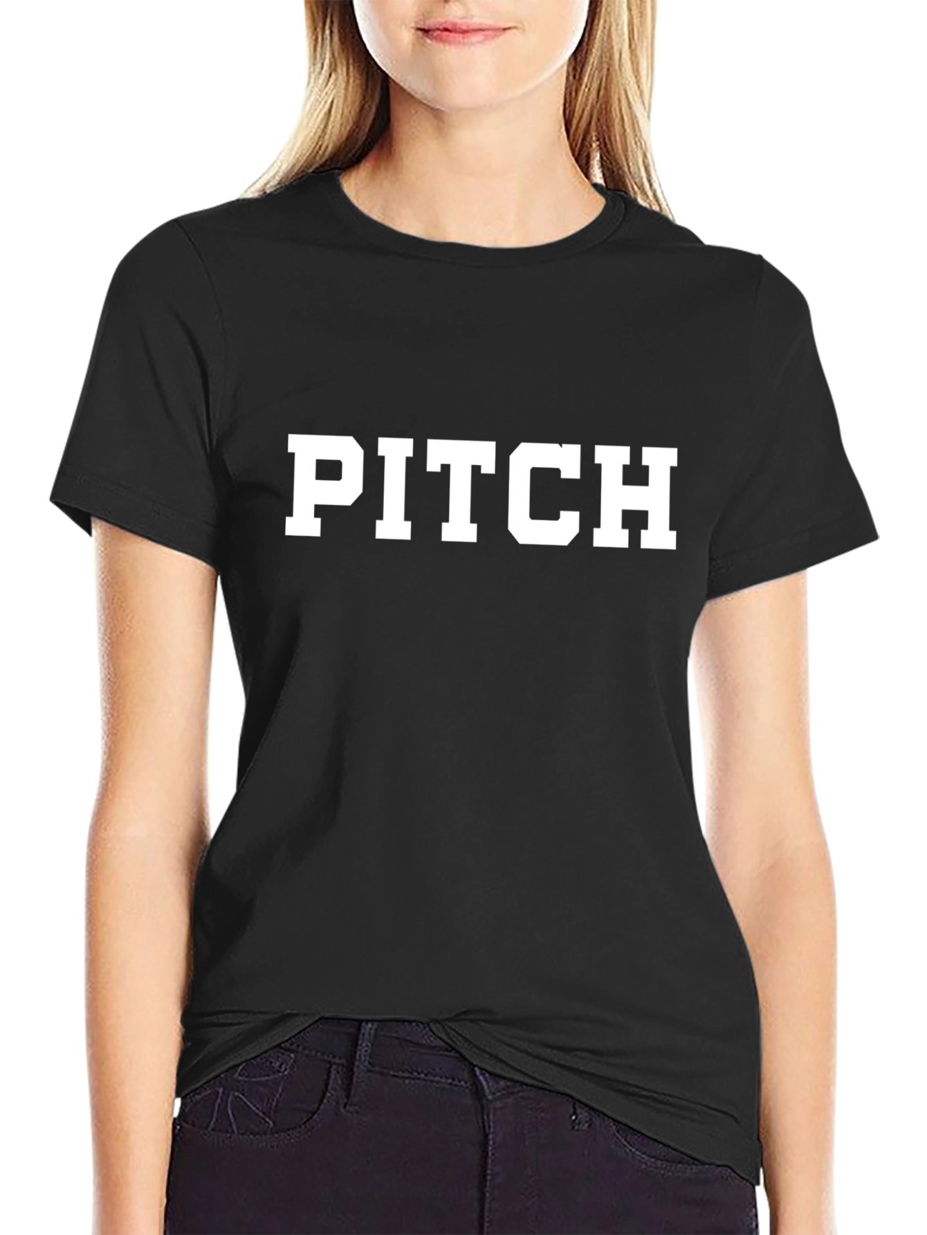 PITCH Bold Graphic Tee - Classic Crewneck Cotton Shirt