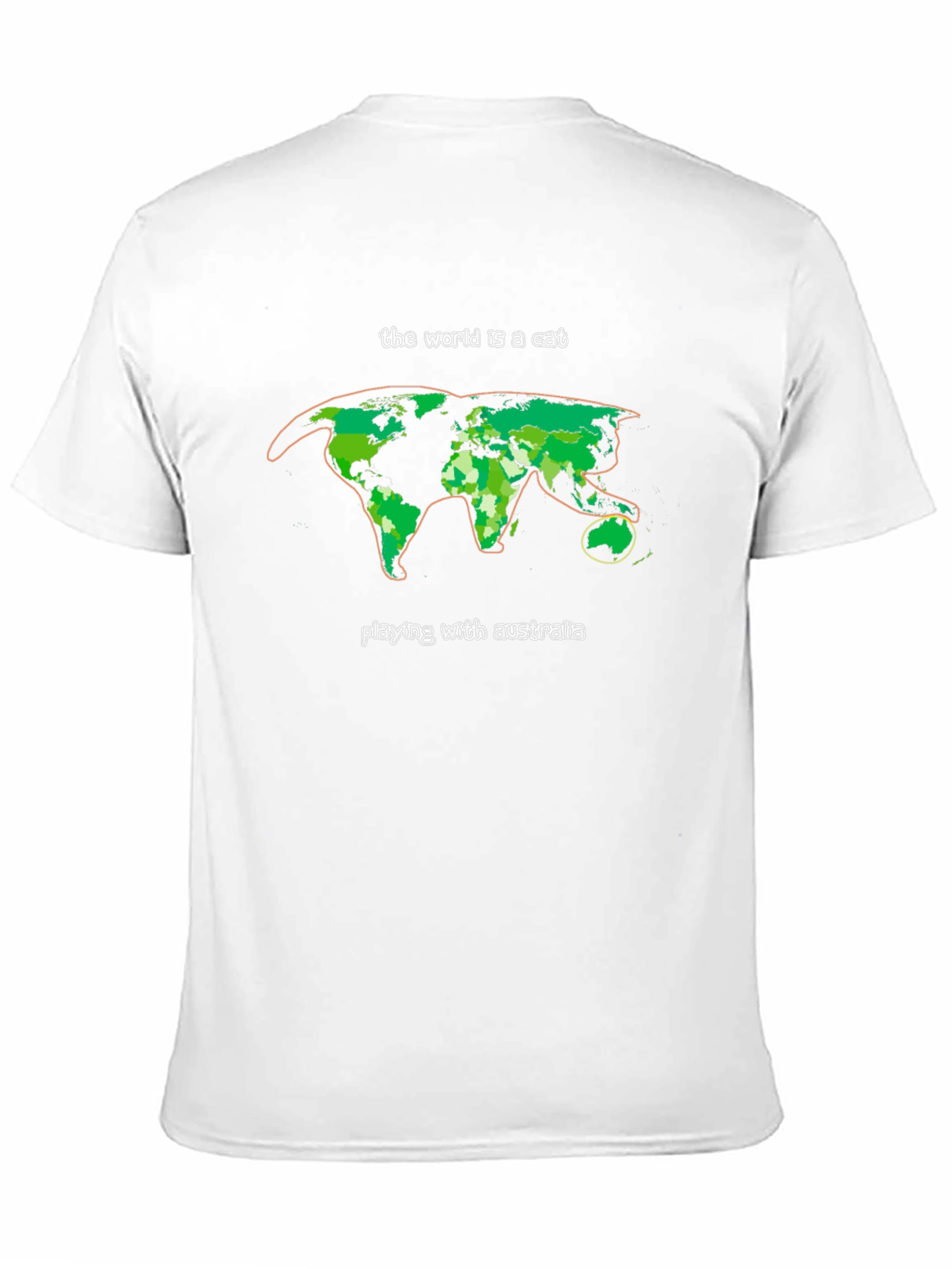 World is a Cat T-Shirt - Australia Play