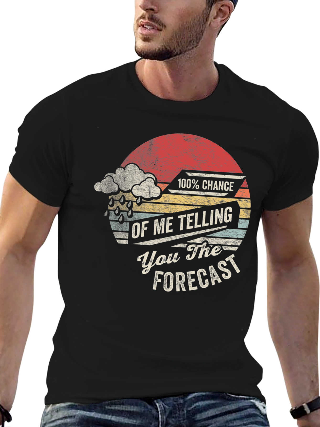 Funny Weather Forecast Graphic Tee