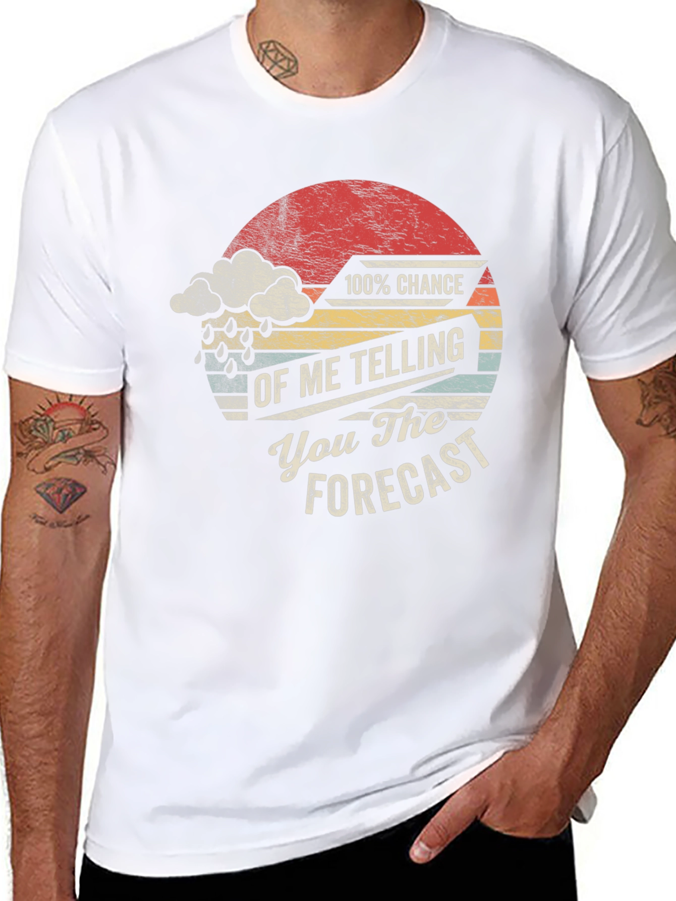 Funny Weather Forecast Graphic Tee