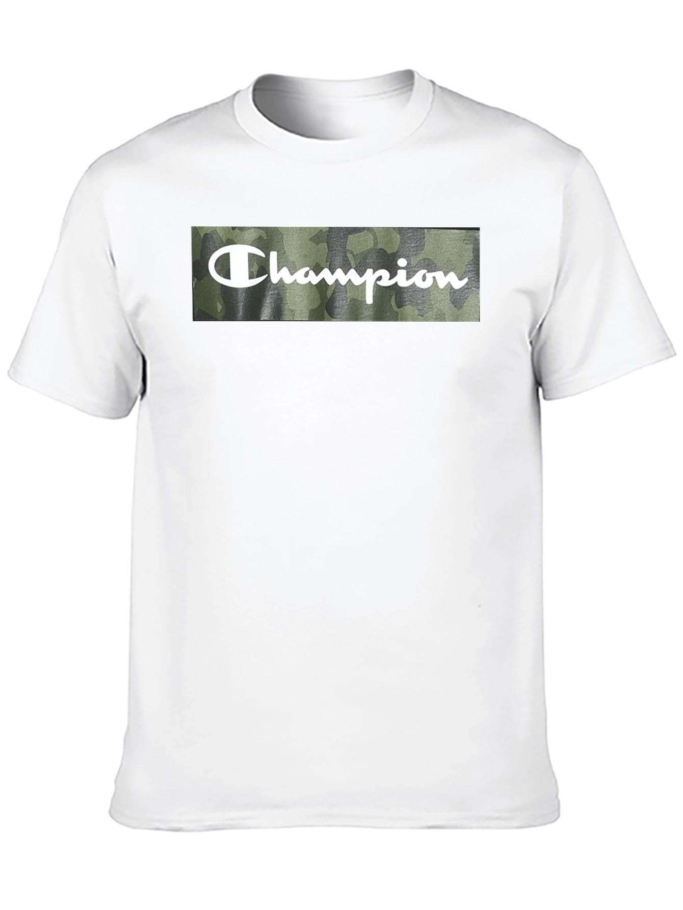 Champion Camo Logo Black T-Shirt