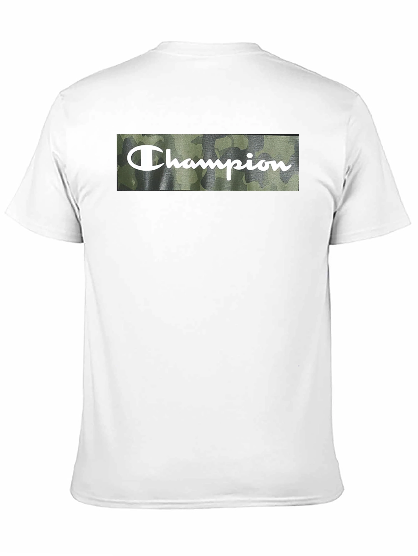 Champion Camo Logo Black T-Shirt