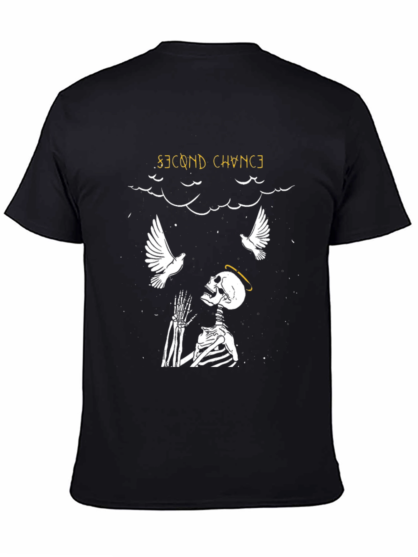 Second Chance Skeleton Graphic T-Shirt - Stylish and Unique!