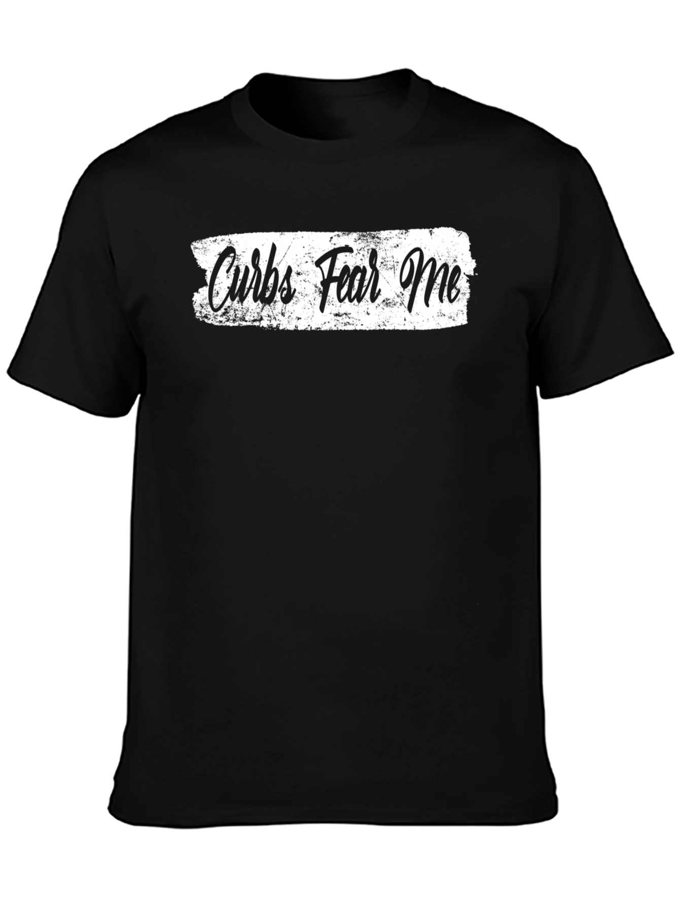 Curbs Fear Me Black Graphic Tee