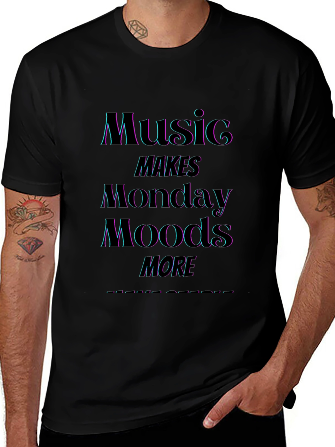 Music Makes Monday Moods More T-Shirt