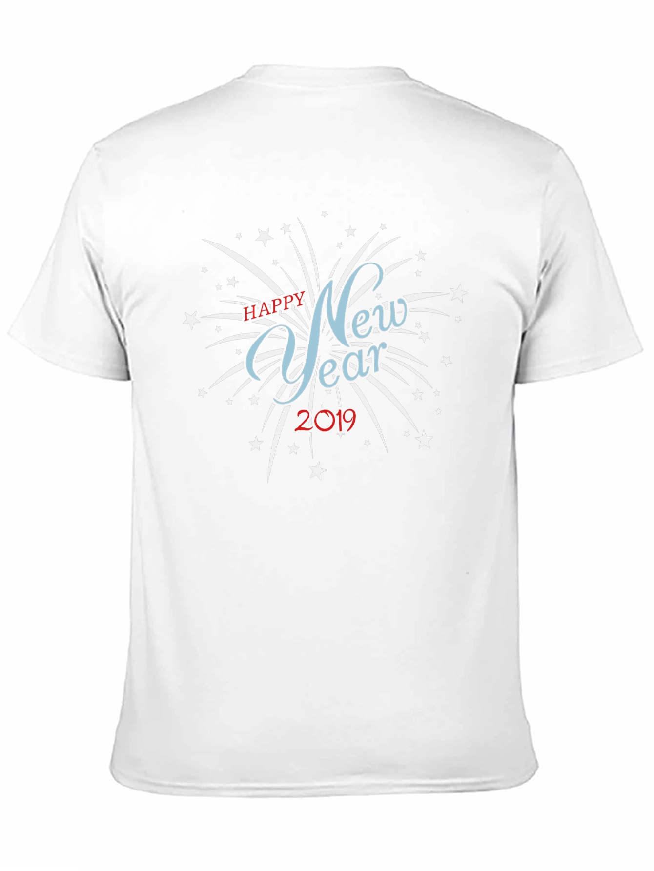 New Year 2019 Graphic Black T-Shirt