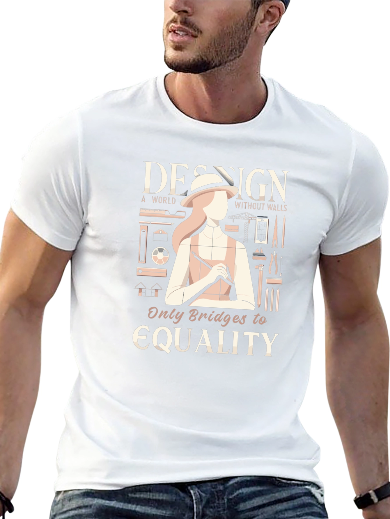 Design Bridges Equality Black T-Shirt
