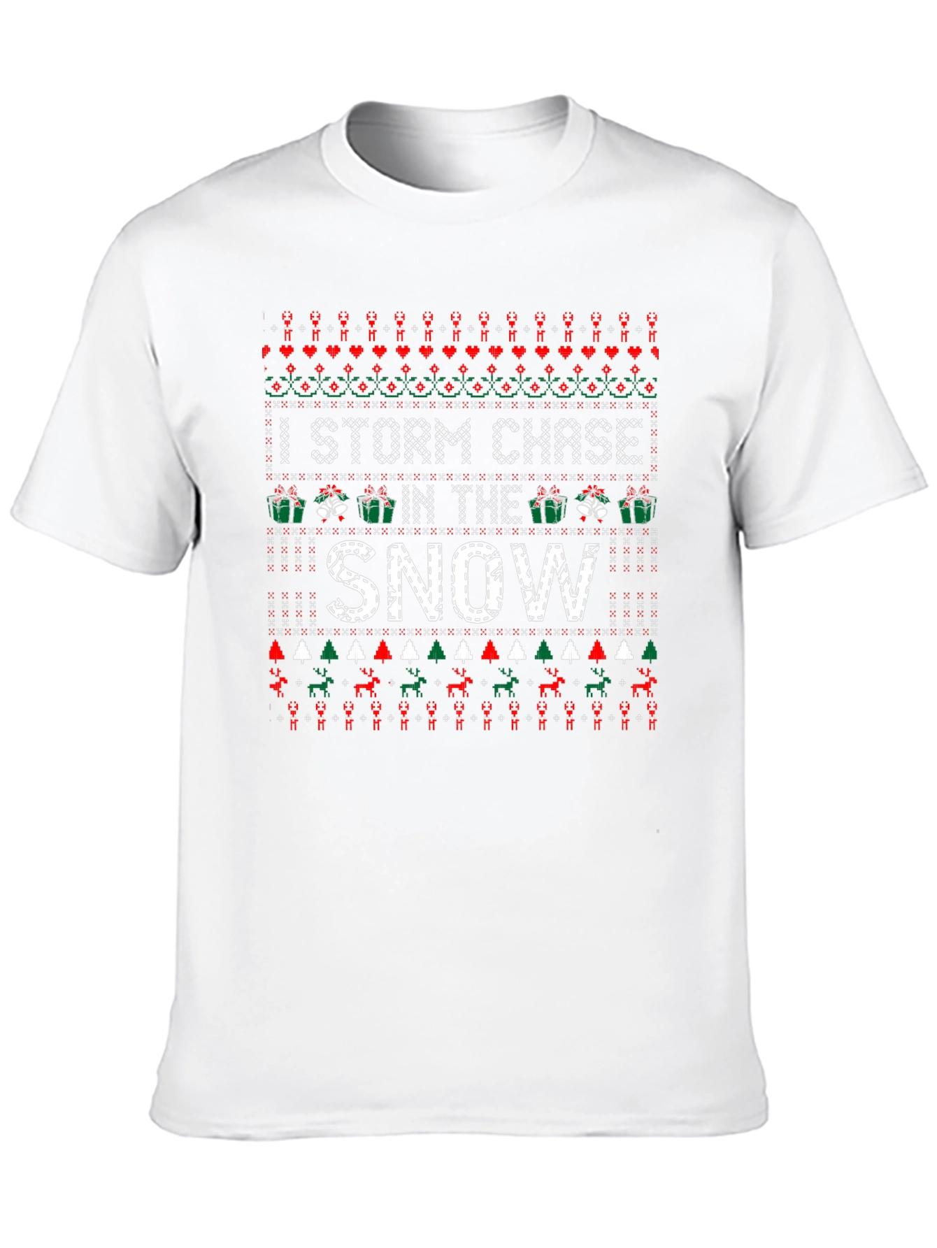 Storm Chaser Ugly Christmas Sweater T-Shirt