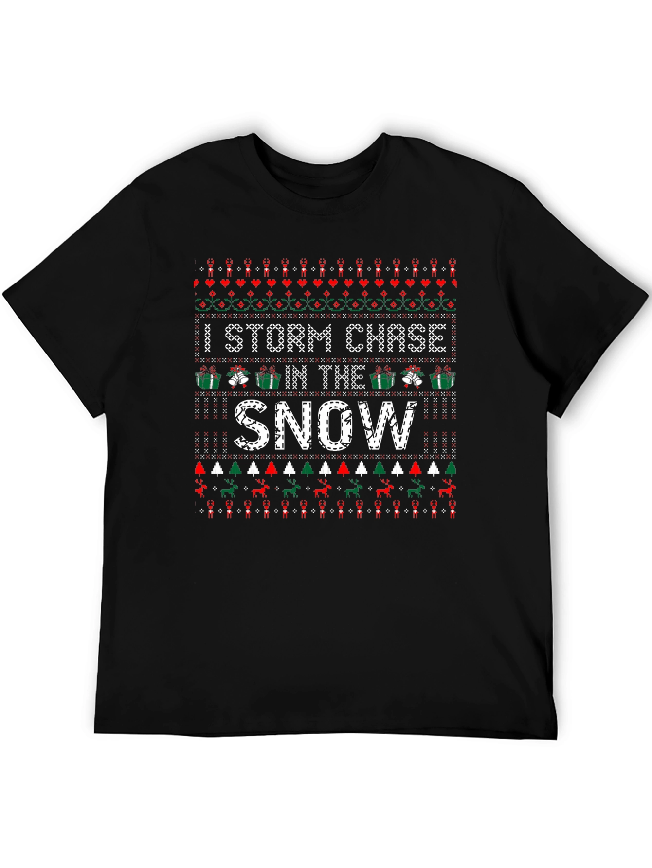 Storm Chaser Ugly Christmas Sweater T-Shirt