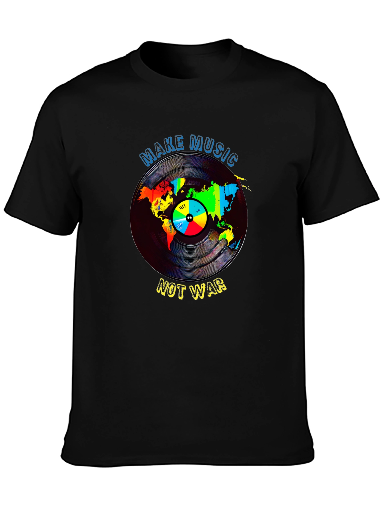 Make Music Not War Graphic T-Shirt