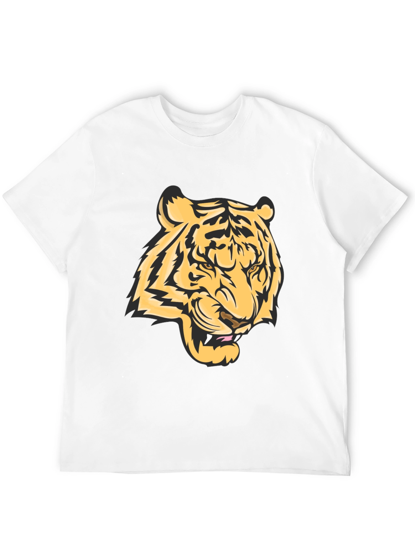 Cool Tiger Graphic Black T-Shirt