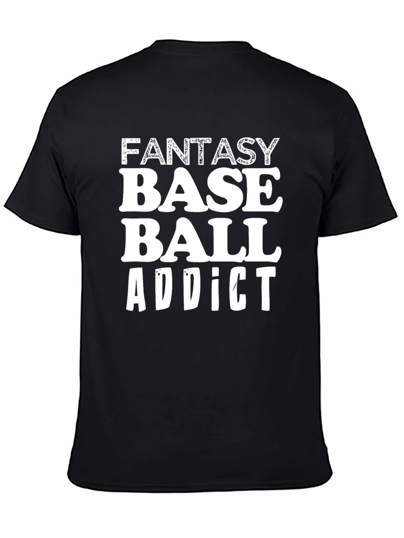 Fantasy Baseball Addict Graphic T-Shirt