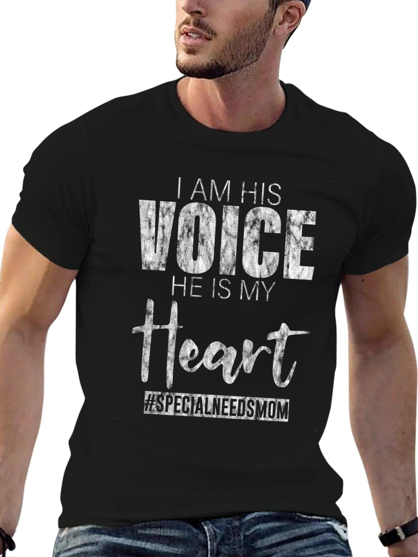 I Am His Voice T-Shirt Special Needs Mom Tee