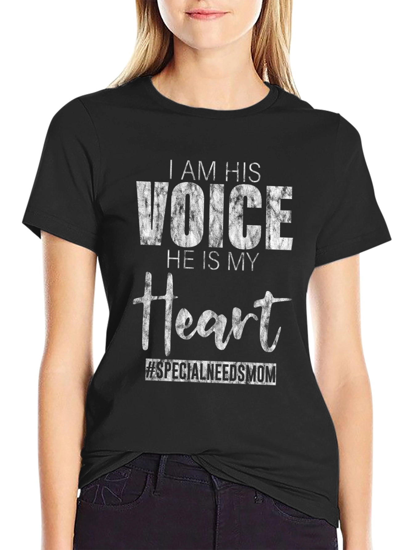 I Am His Voice T-Shirt Special Needs Mom Tee