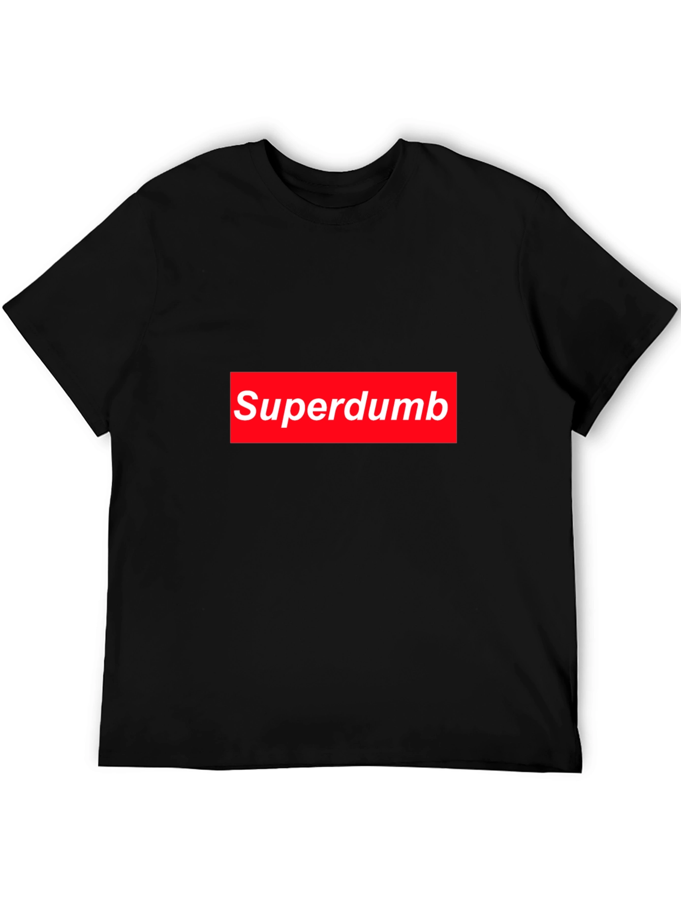 Superdumb Box Logo T-Shirt - Black Graphic Tee