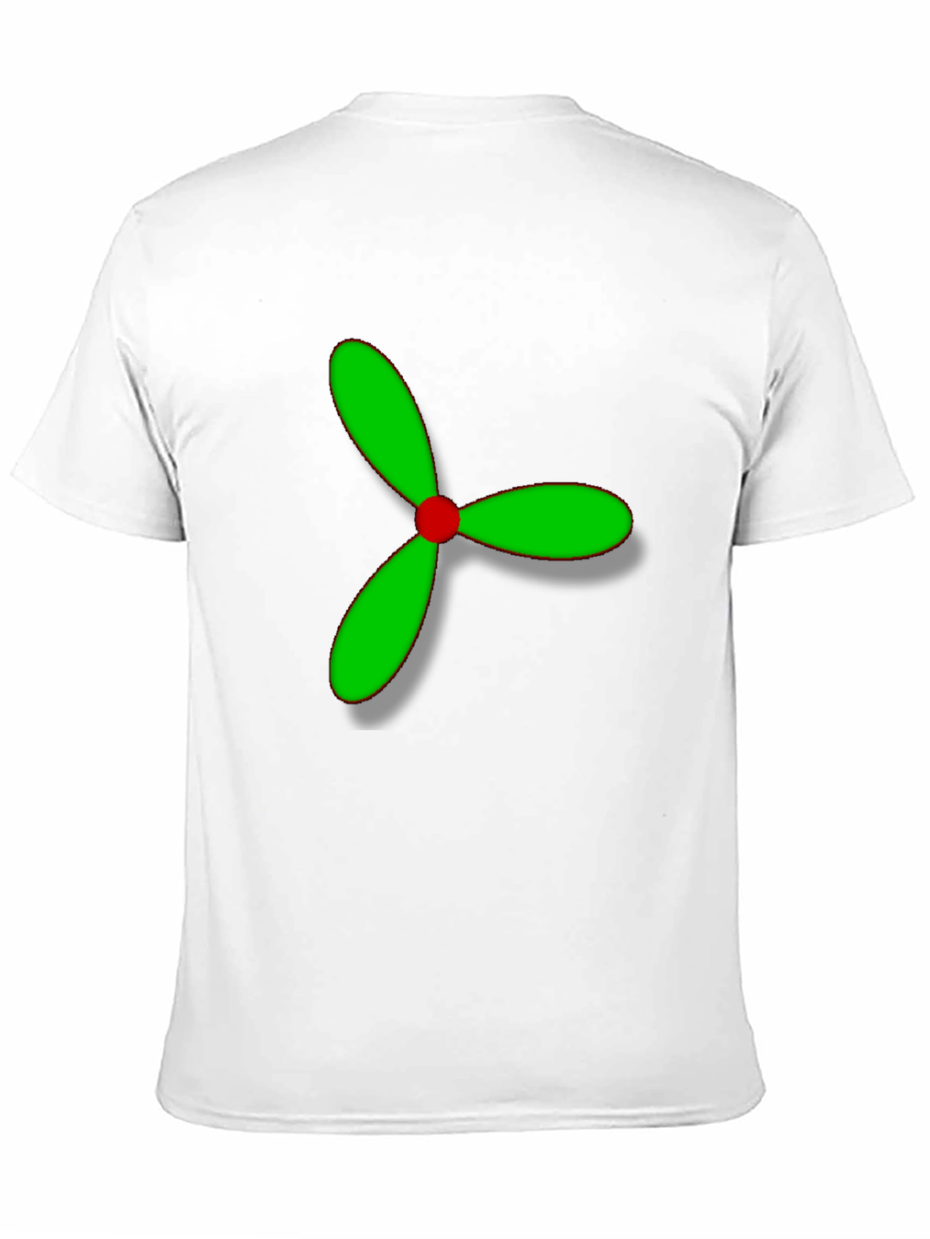 Propeller Graphic Tee - Modern Design Black T-Shirt