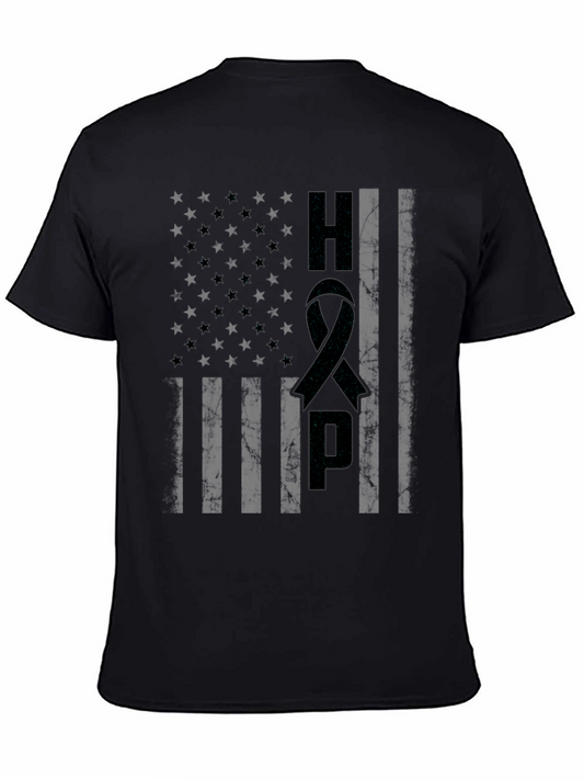 HOPE American Flag Ribbon Graphic Tee