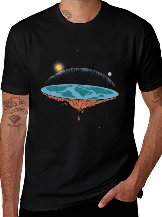 Flat Earth Graphic Tee