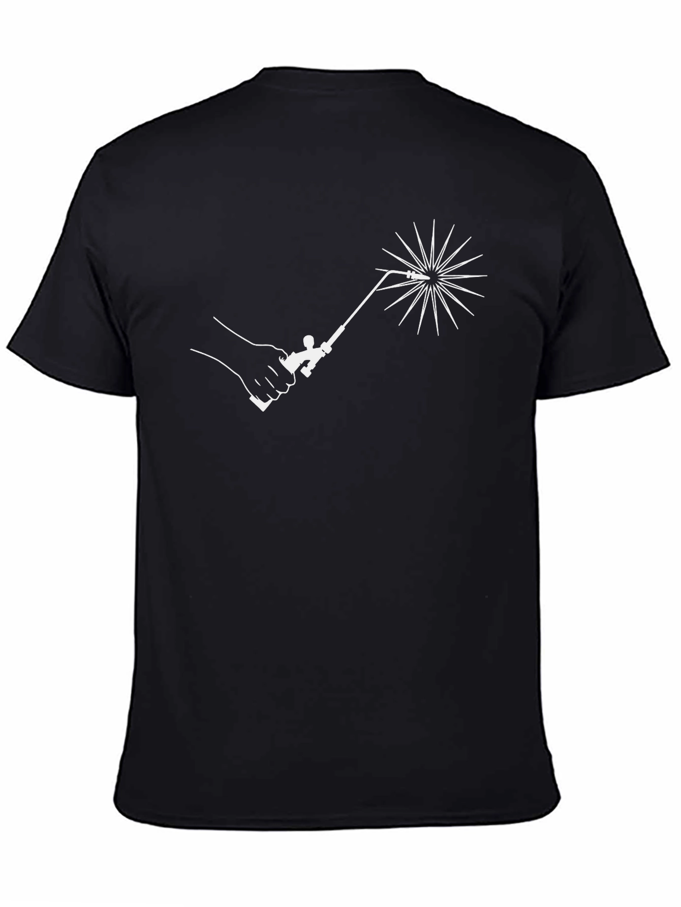 Welder Tee: Cool Black T-Shirt with Welding Design