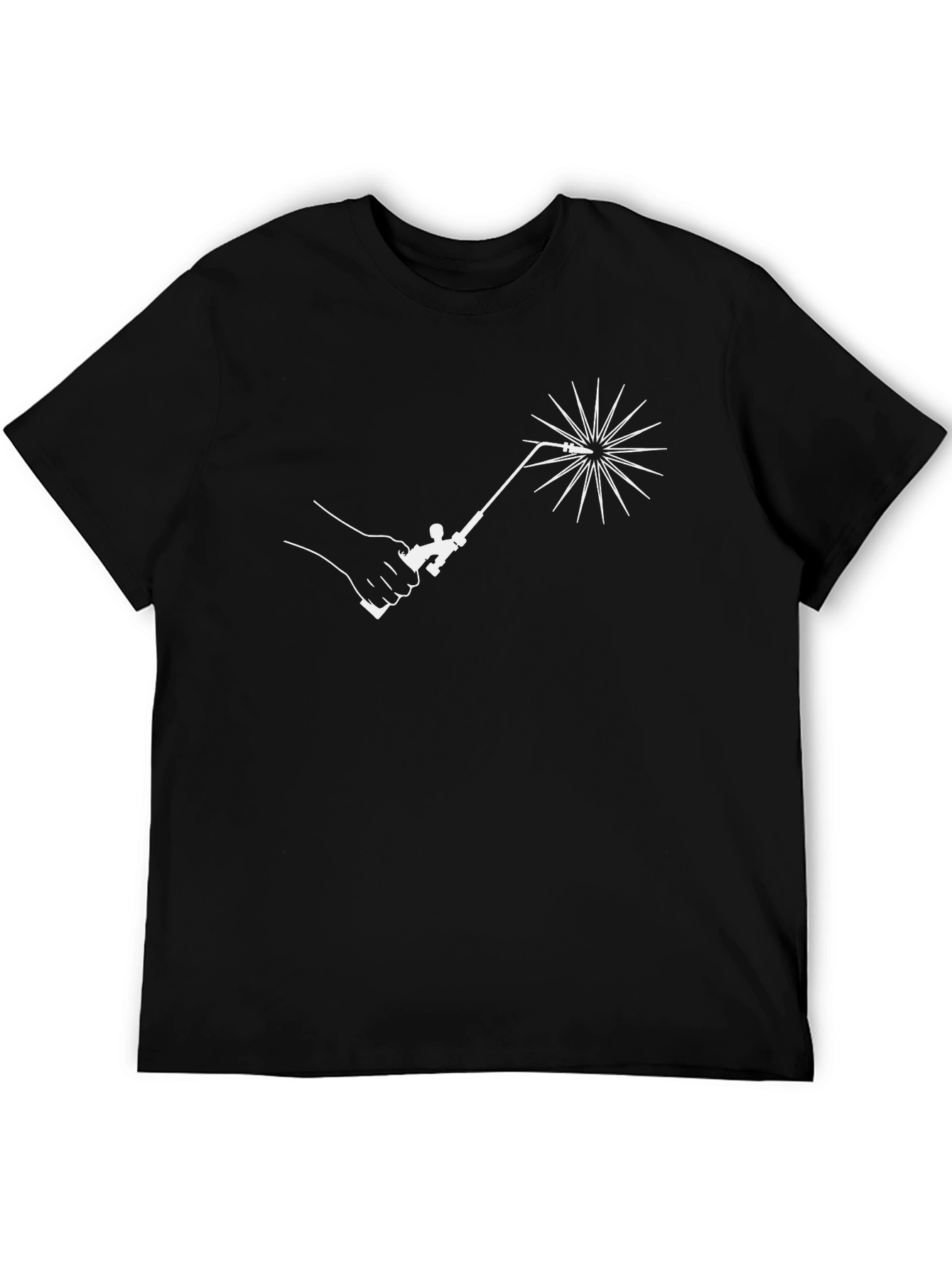 Welder Tee: Cool Black T-Shirt with Welding Design