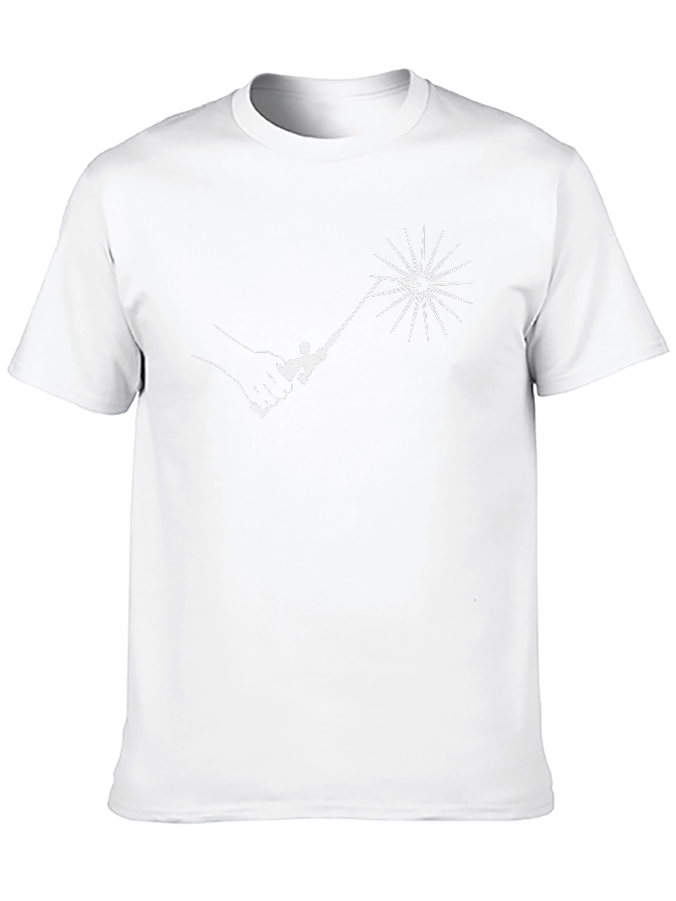 Welder Tee: Cool Black T-Shirt with Welding Design