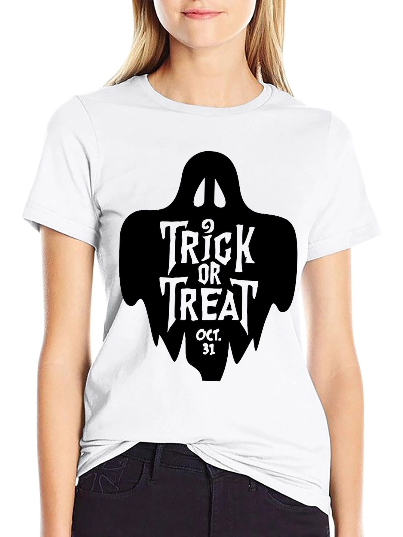 Trick or Treat Ghost Halloween T-Shirt
