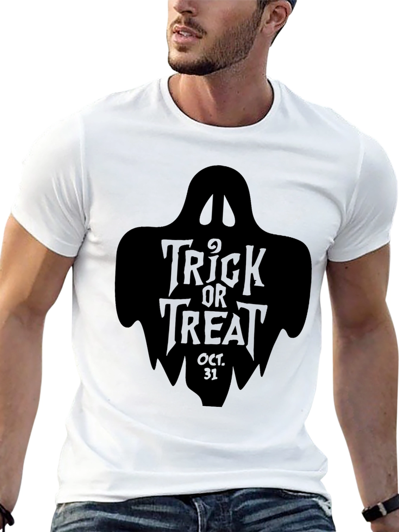 Trick or Treat Ghost Halloween T-Shirt
