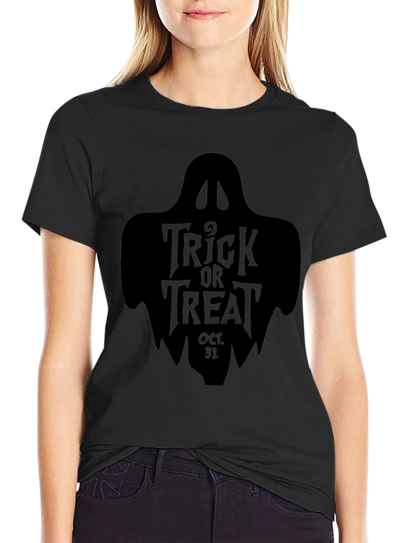 Trick or Treat Ghost Halloween T-Shirt