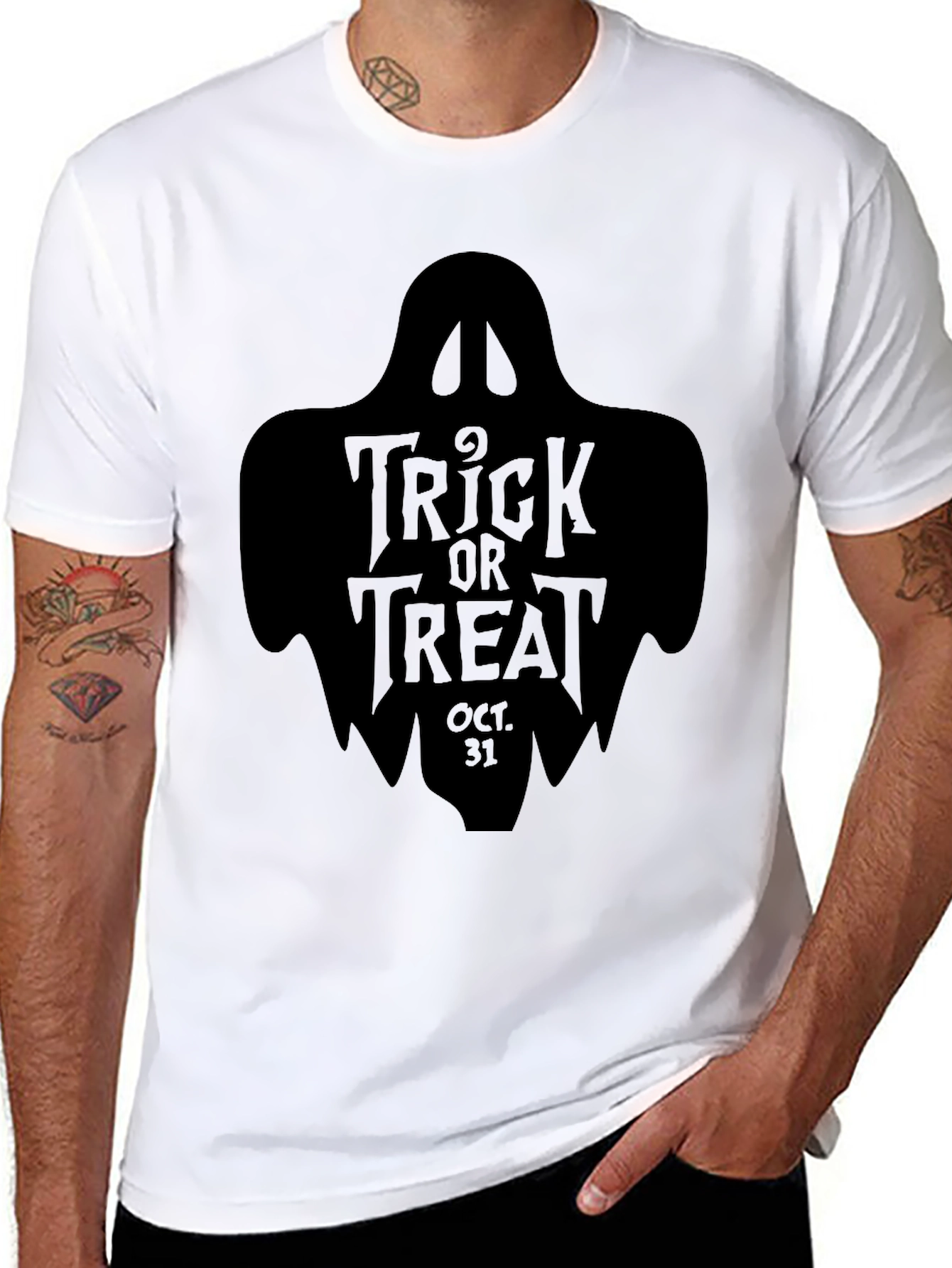 Trick or Treat Ghost Halloween T-Shirt
