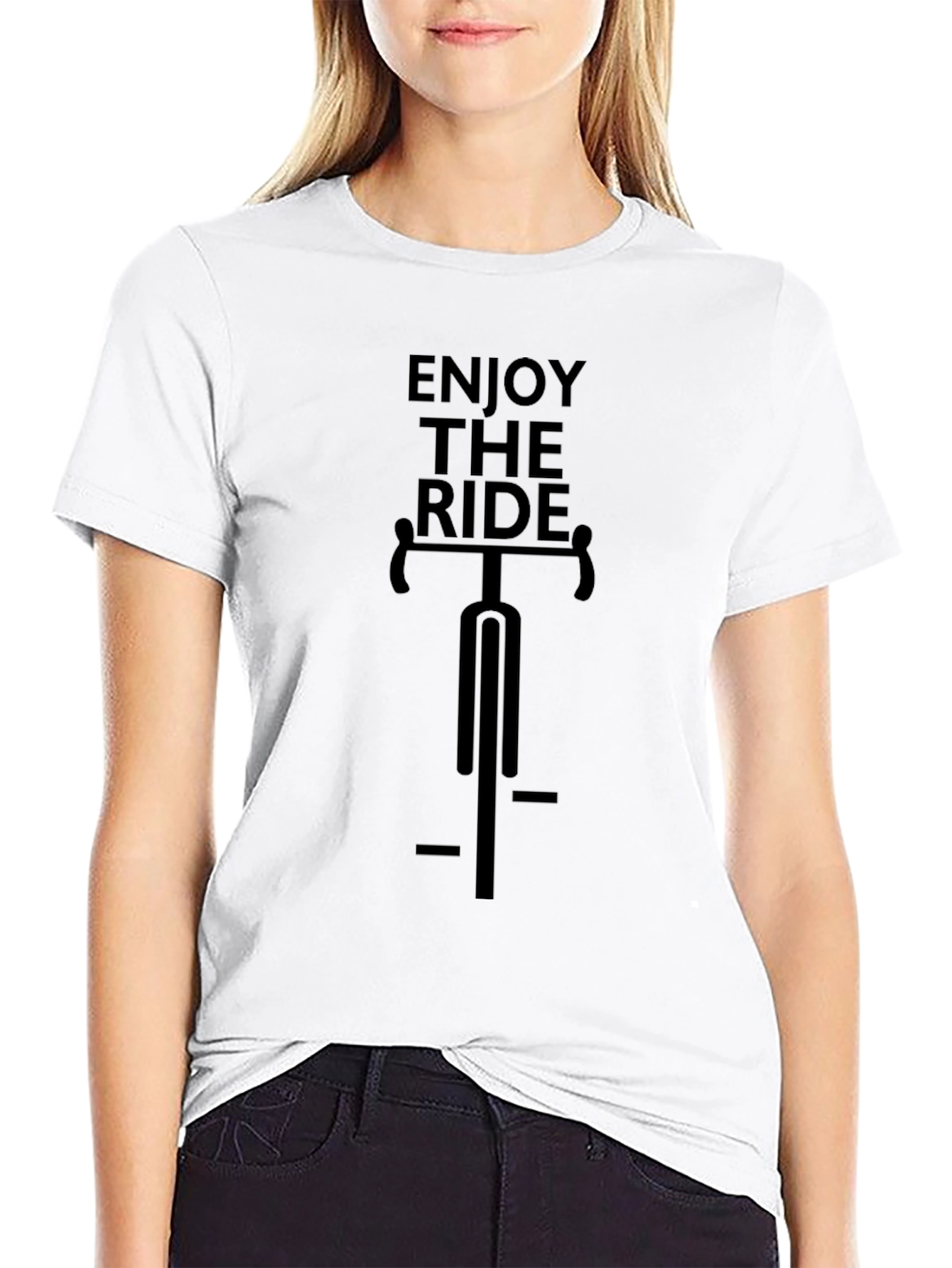 Enjoy The Ride Graphic T-Shirt - Black