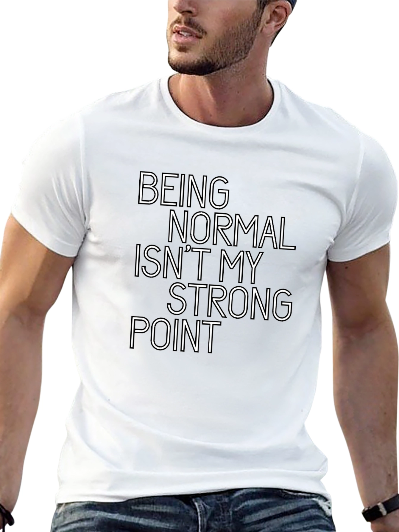 Being Normal T-Shirt Funny Slogan Tee