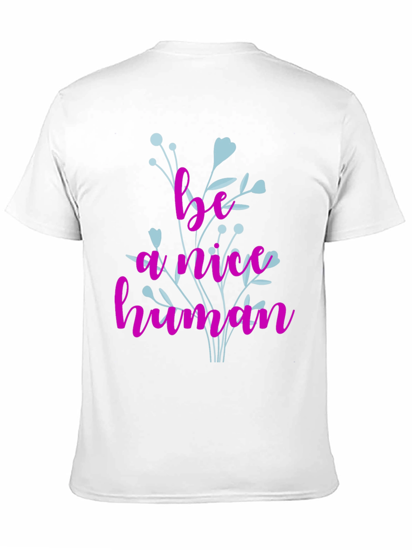 Be A Nice Human Graphic T-Shirt - Black